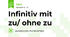 Infinitiv mit zu/ ohne zu