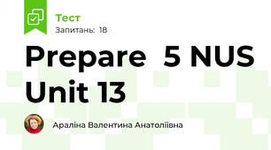 Prepare  5 NUS Unit 13