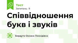 Співвідношення букв і звуків