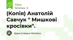 (Копія) Анатолій Савчук " Мишкові кросівки".