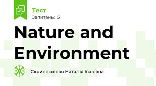 Nature and Environment