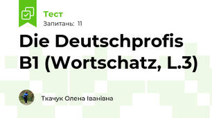 Die Deutschprofis B1 (Wortschatz, L.3)
