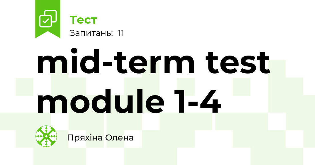 Modules 1 4 Book 1 Sprawdzian