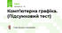 Комп’ютерна графіка. (Підсумковий тест)