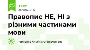 Правопис НЕ, НІ з різними частинами мови