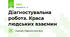 Діагностувальна робота. Краса людських взаємин