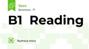 B1  Reading