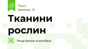 Тканини рослин