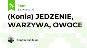 (Копія) JEDZENIE, WARZYWA, OWOCE
