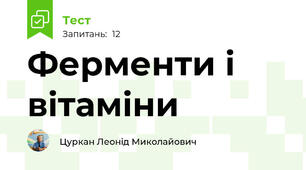 Ферменти і вітаміни