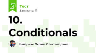 10. Conditionals