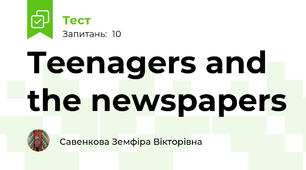 Teenagers and the newspapers