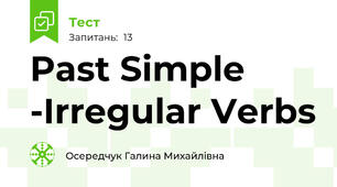 Past Simple -Irregular Verbs