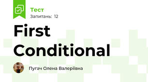 First Conditional