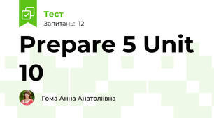 Prepare 5 Unit 10