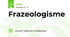 Frazeologisme