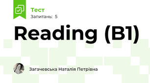 Reading (B1)