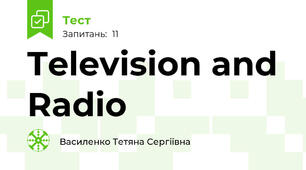 Television and Radio