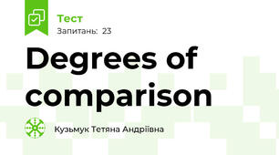 Degrees of comparison