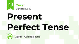 Present Perfect Tense