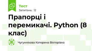 Прапорці і перемикачі. Python (8 клас)