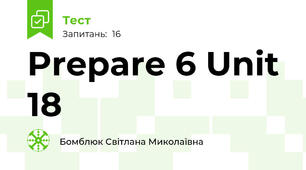 Prepare 6 Unit 18