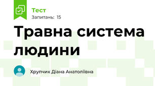Травна система людини 