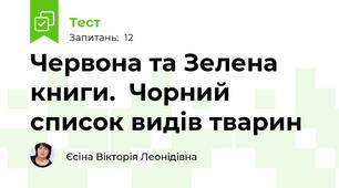 Червона та Зелена книги.  Чорний список видів тварин 