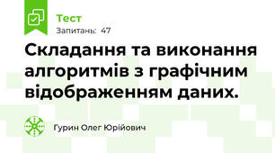  Складання та виконання алгоритмів з графічним відображенням даних.