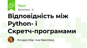 Відповідність між Python- і Скретч-програмами