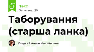 Таборування (старша ланка)
