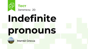  Indefinite pronouns 