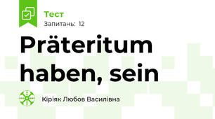 Präteritum haben, sein