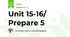 Unit 15-16/ Prepare 5
