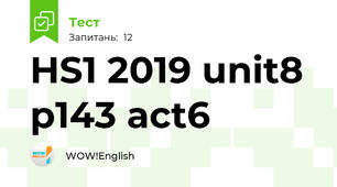 HS1 2019 unit8 p143 act6