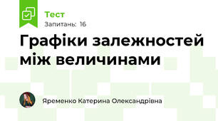  Графіки залежностей між величинами