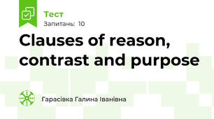 Clauses of reason, contrast and purpose