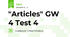 "Articles" GW 4 Test 4