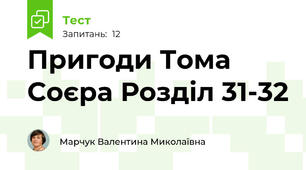 Пригоди Тома Соєра Розділ 31-32
