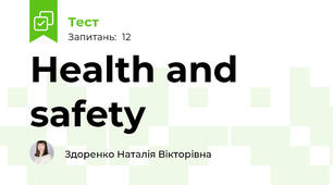 Health and safety