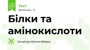 Білки та амінокислоти