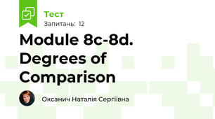Module 8c-8d. Degrees of Comparison