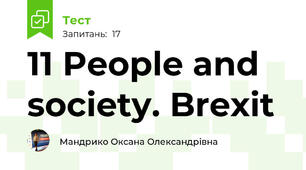 11 People and society. Brexit