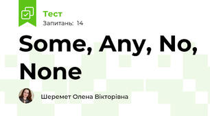 Some, Any, No, None