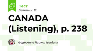 CANADA (Listening), p. 238