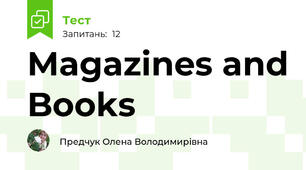 Magazines and Books