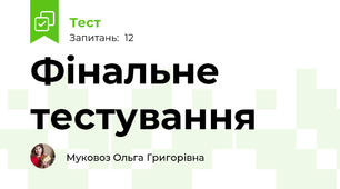 Фінальне тестування