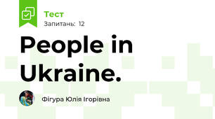 People in Ukraine.