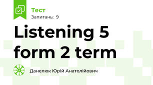 Listening 5 form 2 term