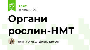 Органи рослин-НМТ
